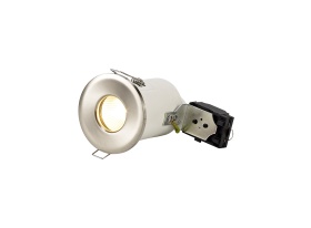 D0444  Agni Fixed Fire Rated Downlight IP65 Satin Nickel
